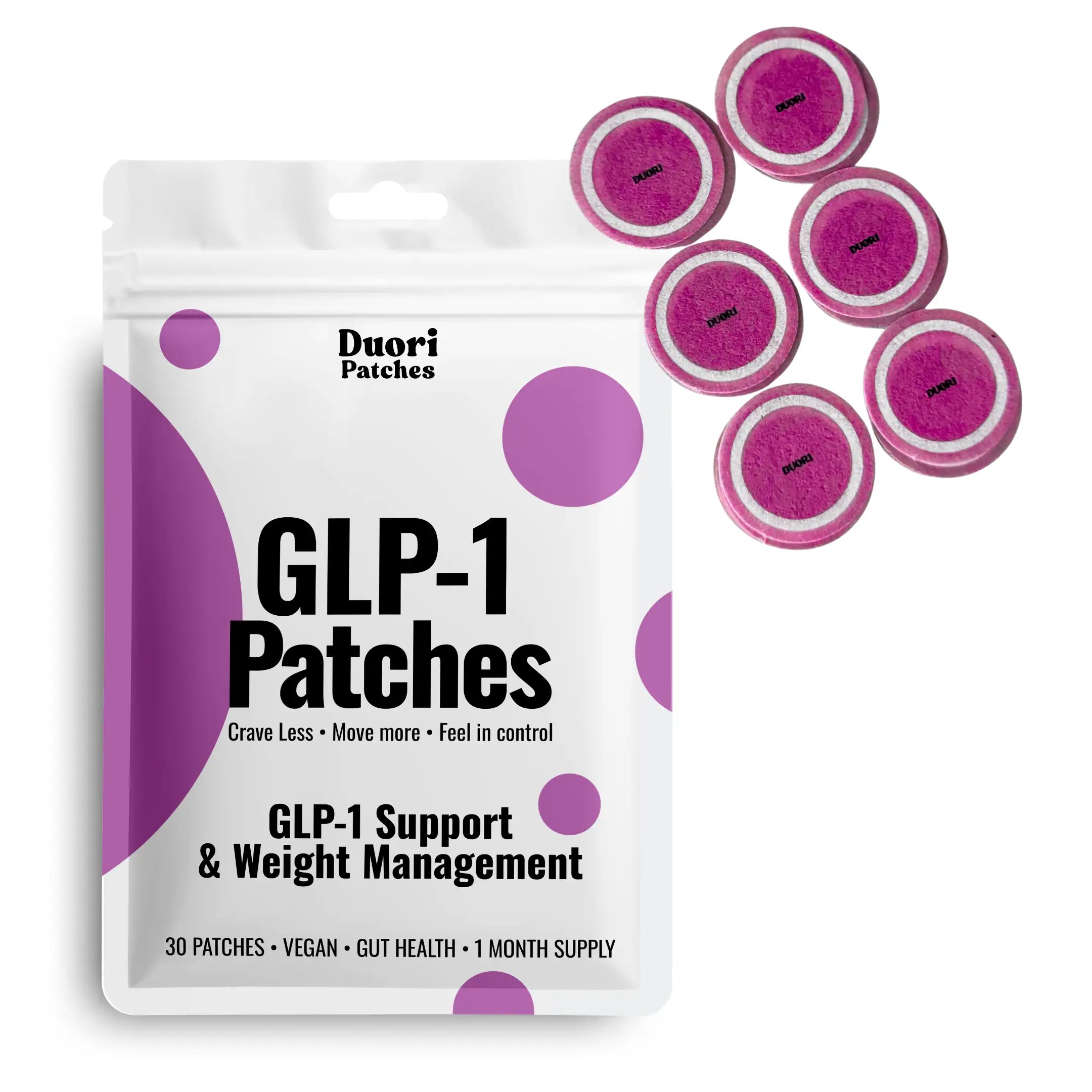 Duori GLP-1 Support Patch – Appetite & Metabolism Support | Daily Wellness Patch